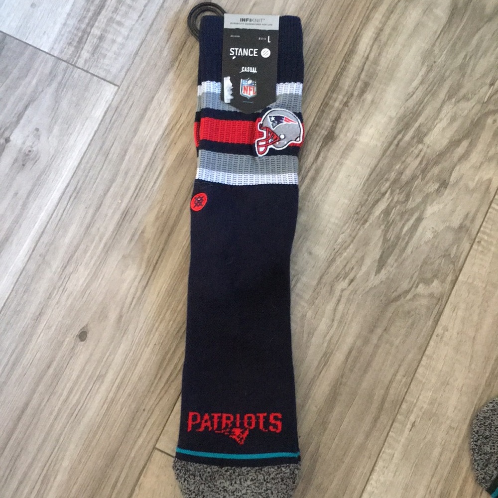 Stance socks New England Patriots NFL large NEW